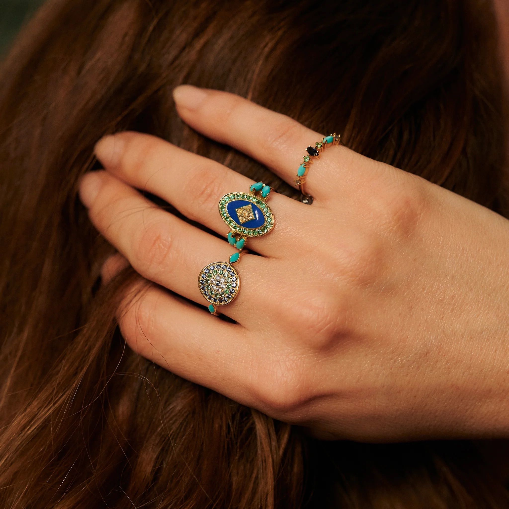 Bague Gaia Turquoise - Sophie d'Agon