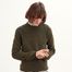 Sailor's button-down sweater in organic wool - Tricot
