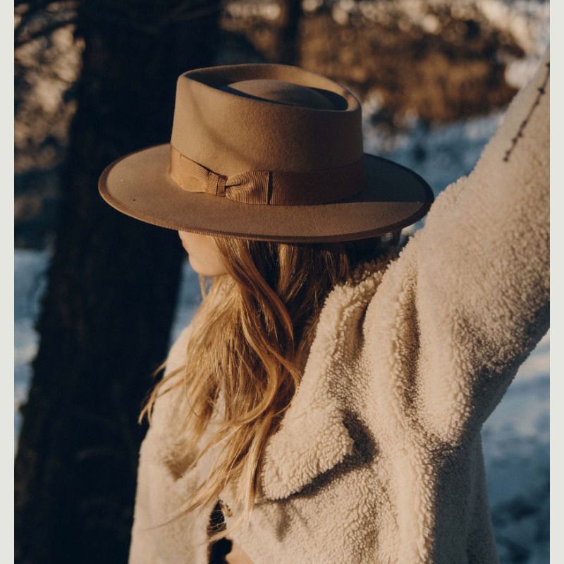 abbie hat in wool felt  - Van Palma
