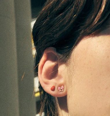 Stud Tiny Heart Earrings