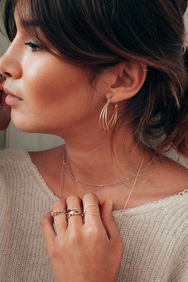 Boucles d'oreilles créoles gold filled Eclat Triple - YAY