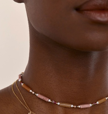 Bougainvillea Baroque necklace