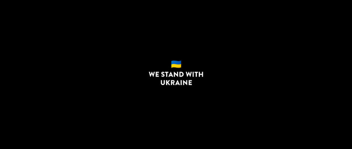 Nos coeurs sont avec l'Ukraine