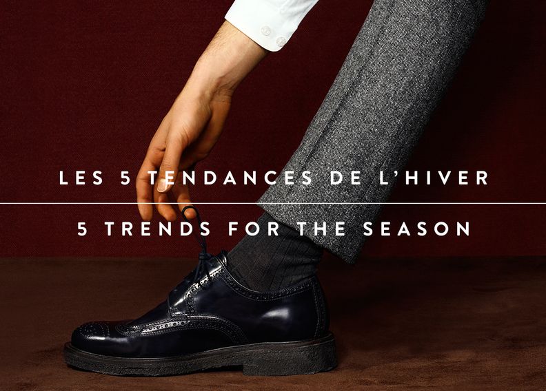 Les 5 tendances soldes hiver 2016 Homme