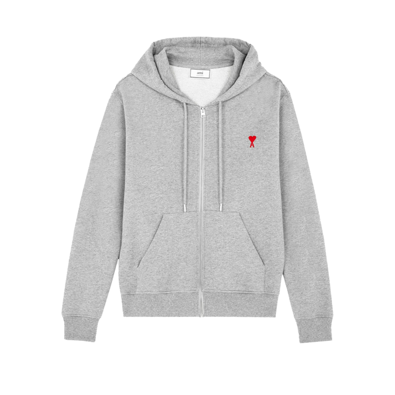 Hoodie zippé AMI de coeur - AMI Paris
