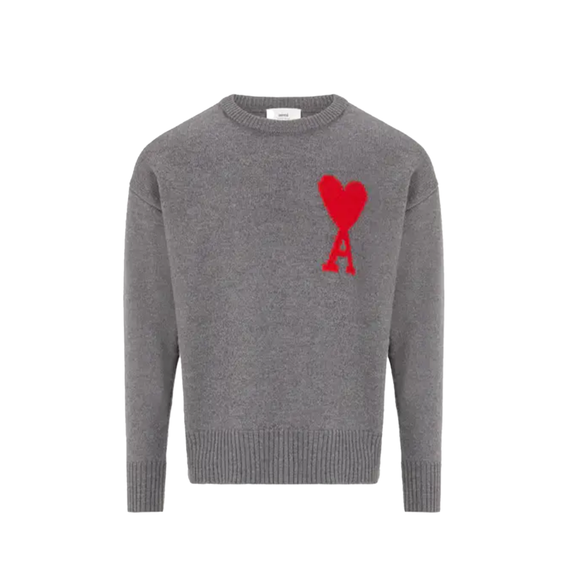 Pull siglé en laine Ami De Cœur - AMI Paris