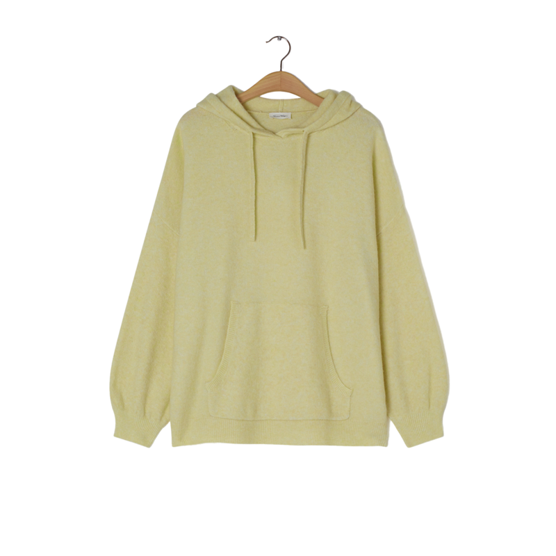 Pull mi-long ample à capuche Damsville - American Vintage