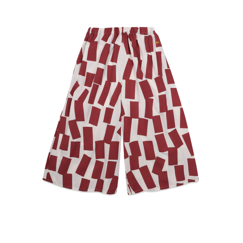 Pantalon court large imprimé rectangles - Bobo Choses