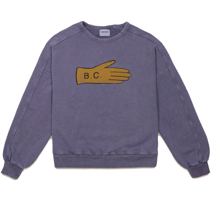 Sweat Hand mauve - Bobo Choses