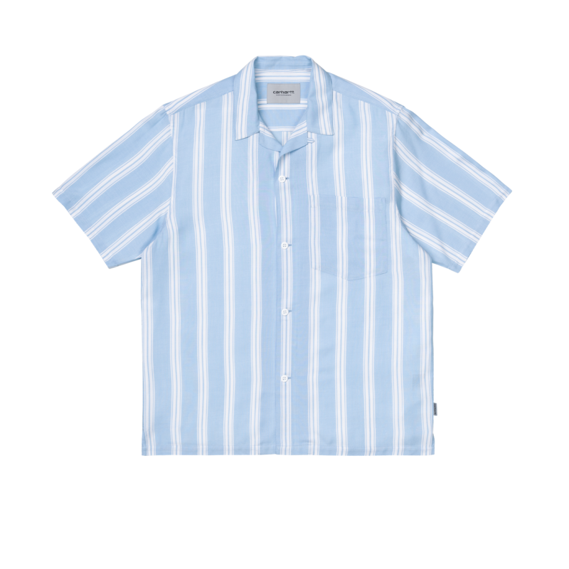 Chemise manches courtes rayée Foley - Carhartt WIP