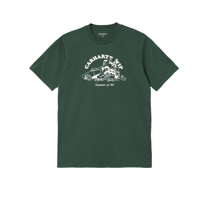 T-shirt imprimé en coton bio Flat Tire - Carhartt WIP