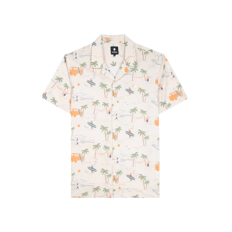 Vimy print short sleeve shirt - Faguo