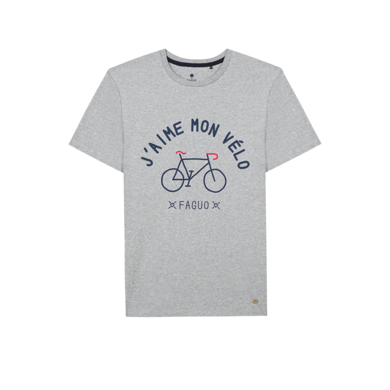 Ich liebe mein Fahrrad-T-Shirt - Faguo
