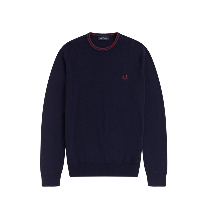 Classic Crew Neck Sweater - Fred Perry