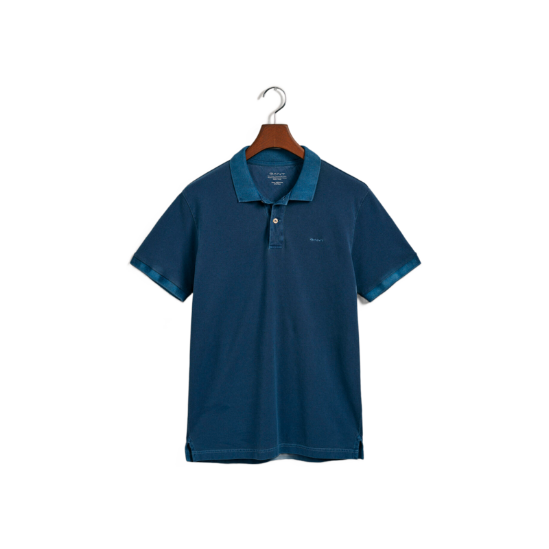 Polo-Shirt aus Piqué-Baumwolle Sunfaded Persian Blue - Gant