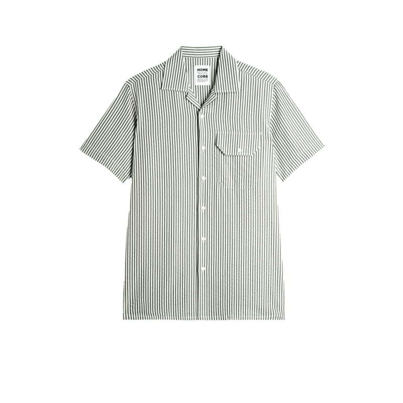 Chemise manches courtes rayée en lyocell Guarda Ana - Homecore