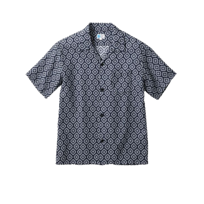 Chemise manches courtes à motif japonais - Japan Blue Jeans
