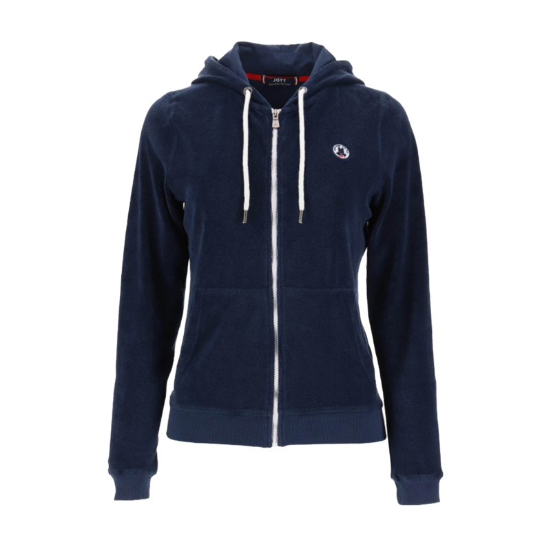 Hoodie zippé éponge Corail - JOTT