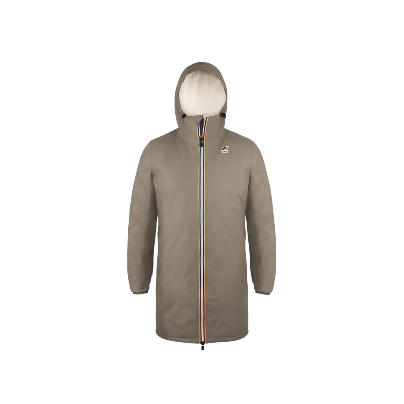 Veste longue doublée polaire Le Vrai 3.0 Eiffel Orsetto - K-Way