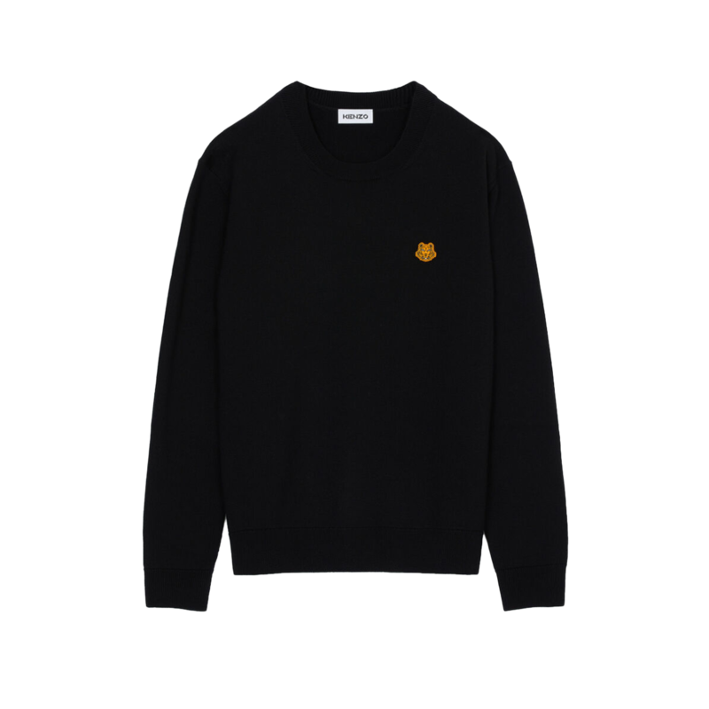 Pull en laine mérinos Tiger Crest - Kenzo