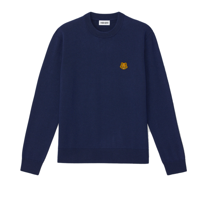 Pull en laine siglé Tiger Crest - Kenzo