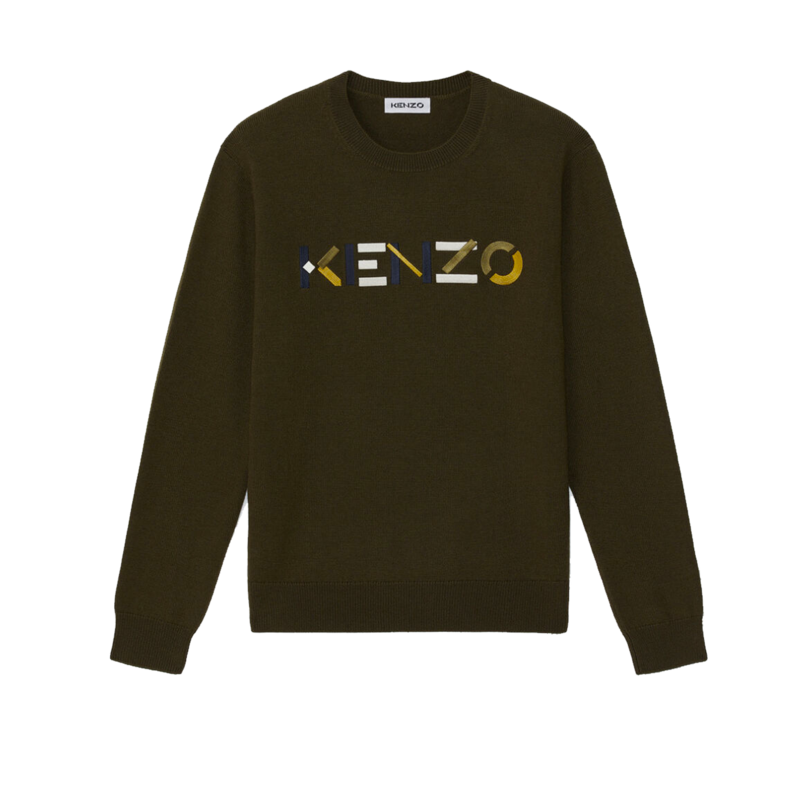Pull logo en laine - Kenzo