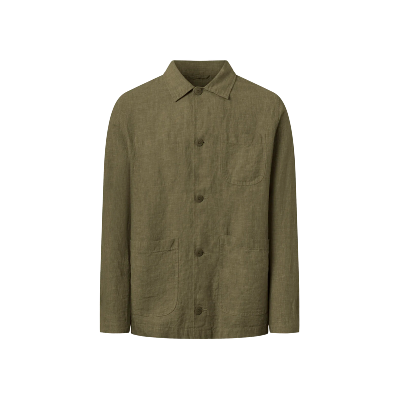Organic linen overshirt - KCA
