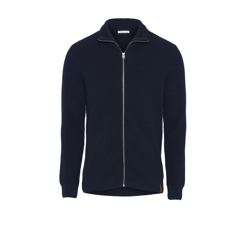 Cardigan zippé en coton bio et laine bio Valley - KCA