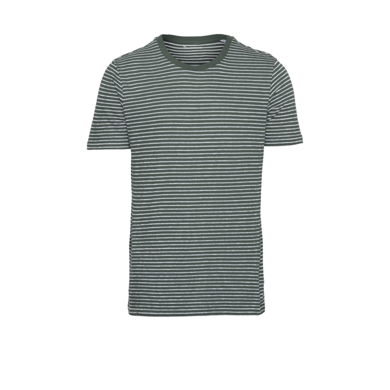 T-shirt rayé en coton bio Alder - KCA