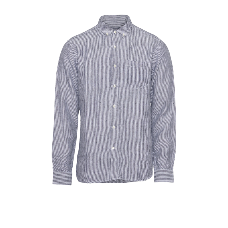Chemise rayée en lin bio Larch - KCA