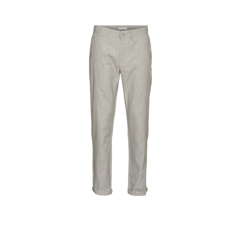 Pantalon droit en coton bio et lin Chuck - KCA