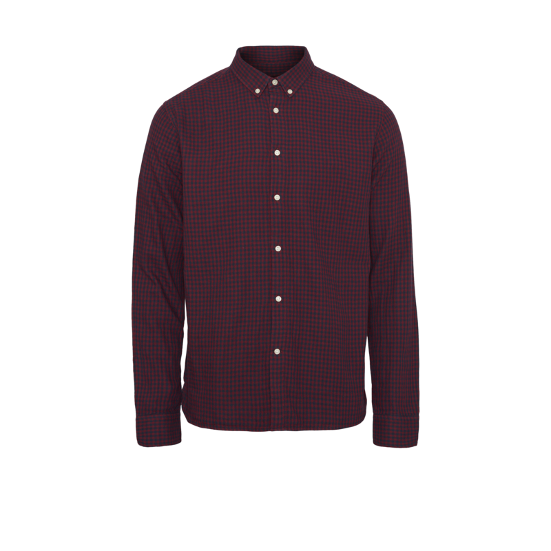 Chemise en coton bio à carreaux Larch - KCA