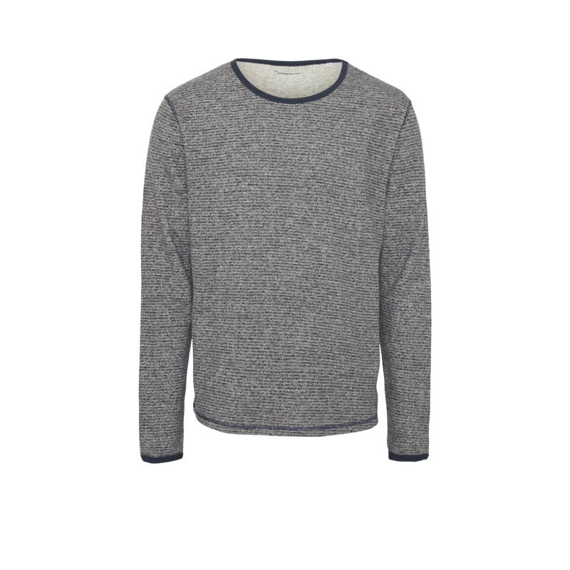 Sweatshirt rayé en chanvre et coton bio Walnut - KCA