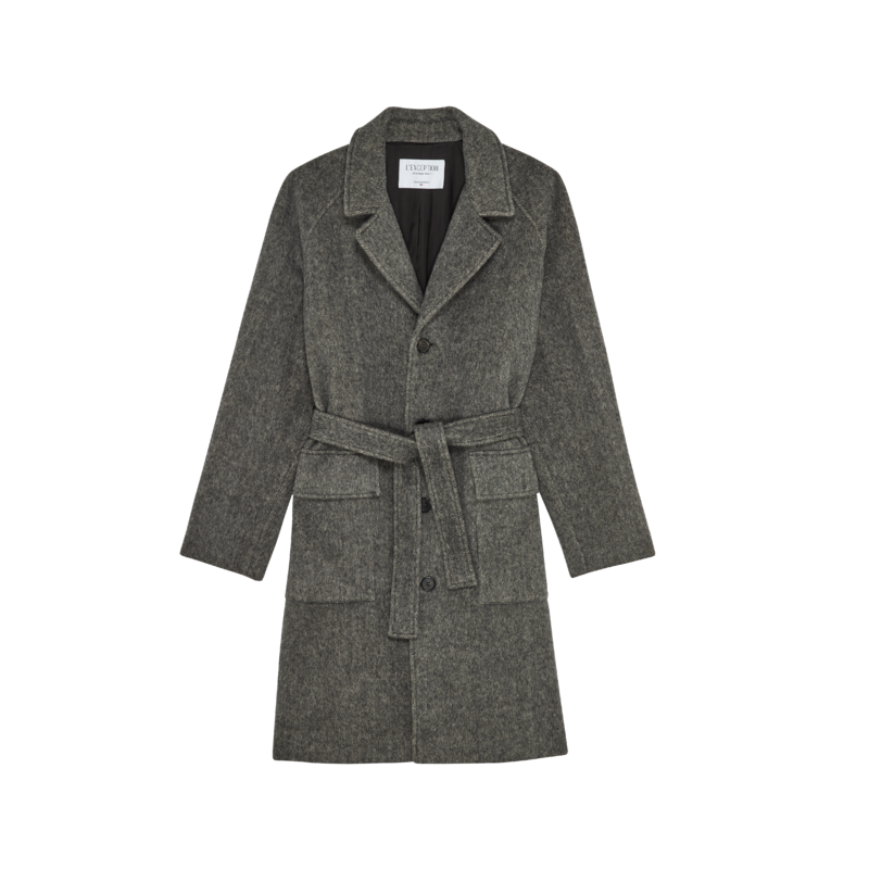Pardessus oversize en laine fabriqué en France - L'Exception Paris