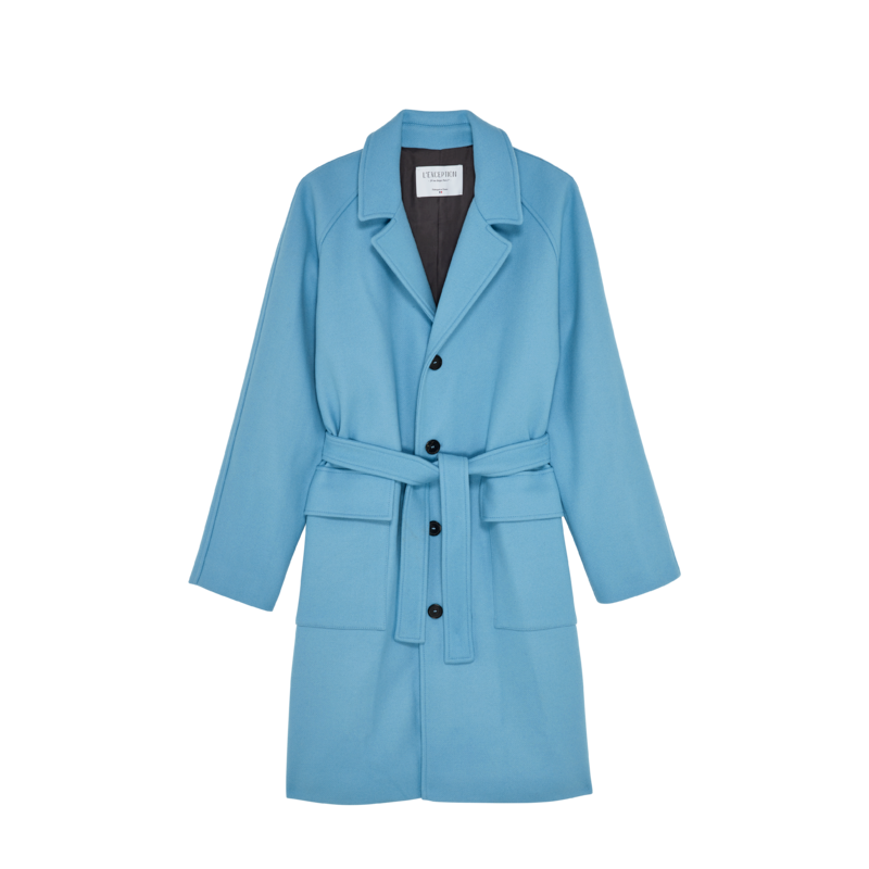 Pardessus oversize en laine vierge fabriqué en France - L'Exception Paris