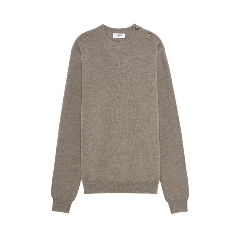Pull marin en laine mérinos extrafine - L'Exception Paris