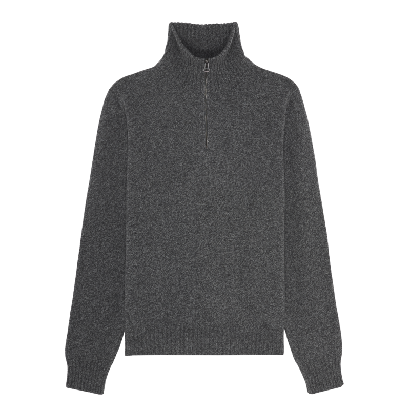 Recycled wool trucker neck sweater - L'Exception Paris