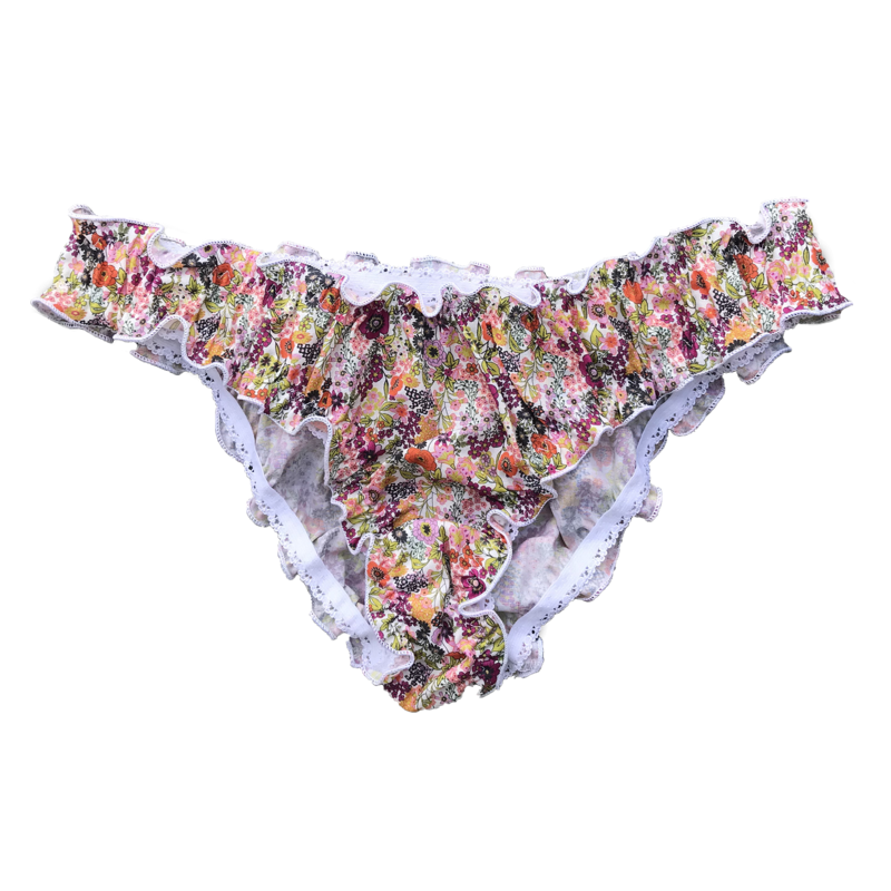 Floral pattern panties - La chatte de Françoise