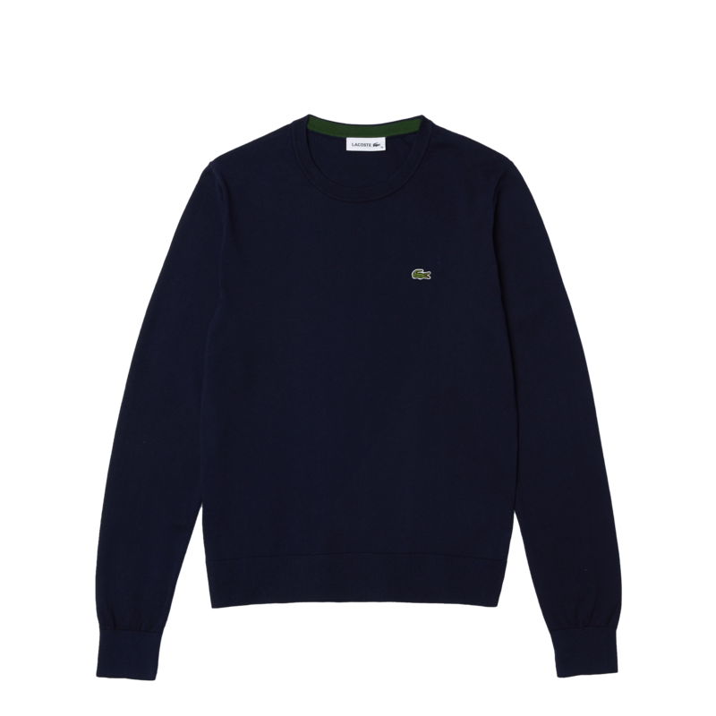 Pull siglé en coton bio - Lacoste