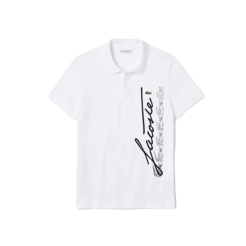 Regular Fit Polo T-Shirt aus Baumwollmischgewebe - Lacoste