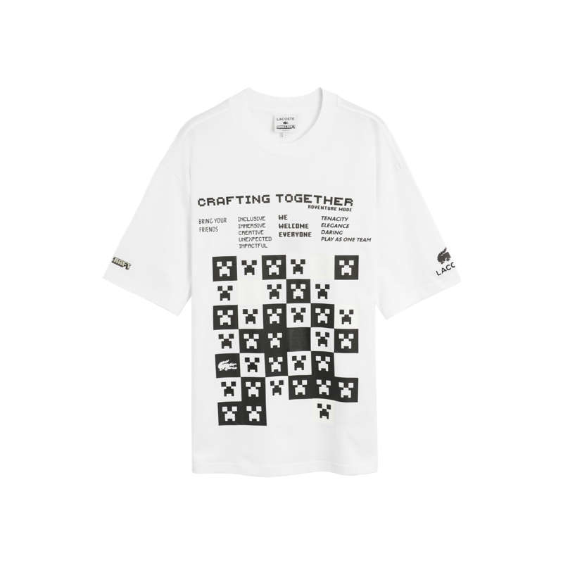 Loose T-Shirt aus Bio-Baumwolle Lacoste Live x Minecraft - Lacoste