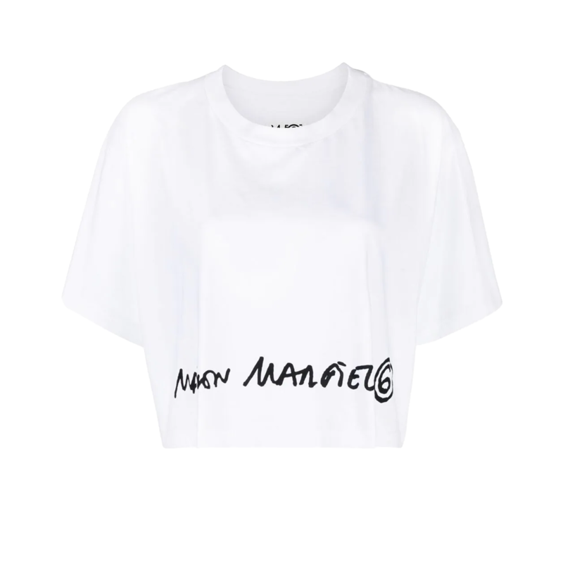 Tee-shirt court logo  - MM6 Maison Margiela