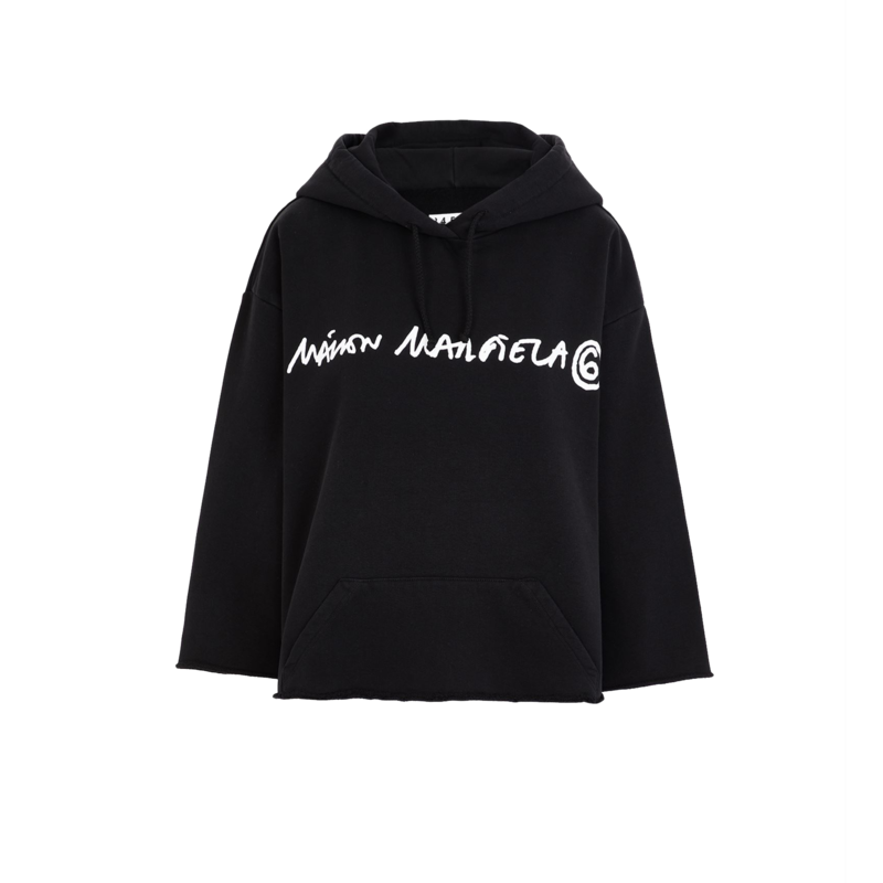 Hoodie crop signature - MM6 Maison Margiela