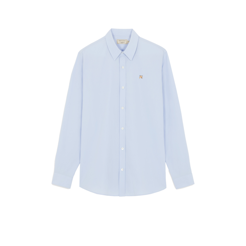 Chemise classique brodée Fox Head - Maison Kitsuné