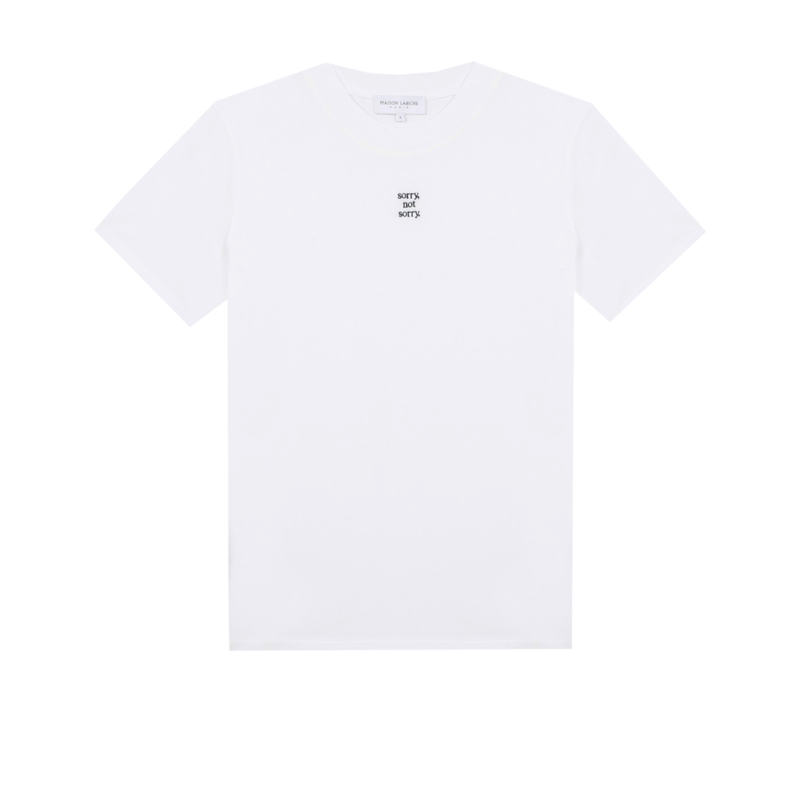 T-shirt oversize imprimé sorry, not sorry - Maison Labiche