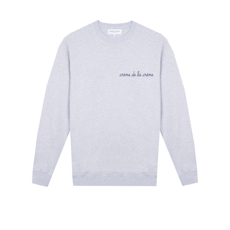 Sweatshirt brodé La Crème De La Crème - Maison Labiche