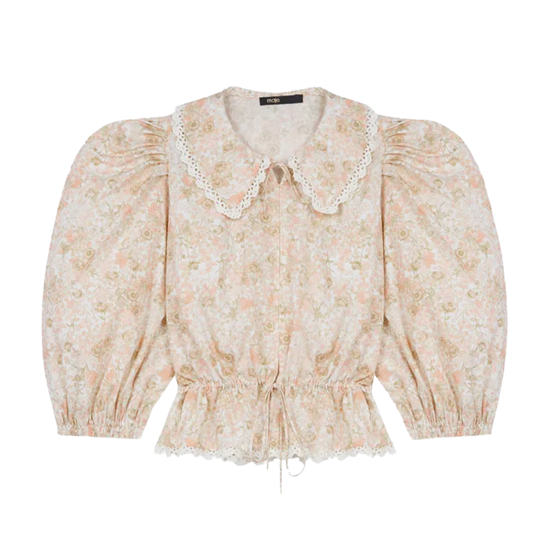 3/4 sleeves floral print blouse Citi - Maje