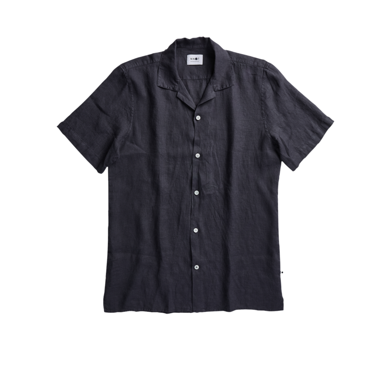 Chemise manches courtes en lin Miyagi - NN07