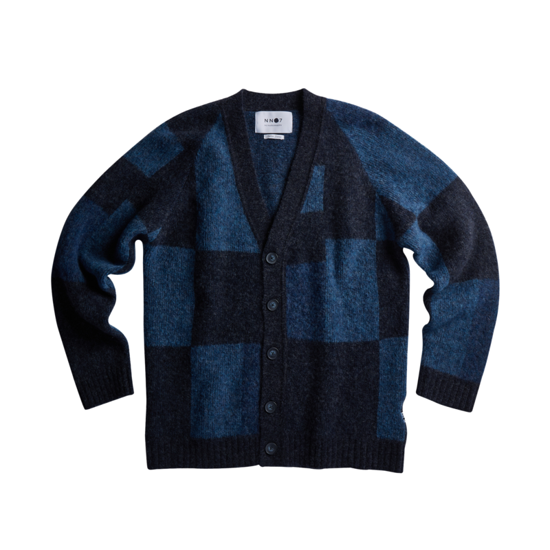 Cardigan oversize à carreaux Viggo - NN07
