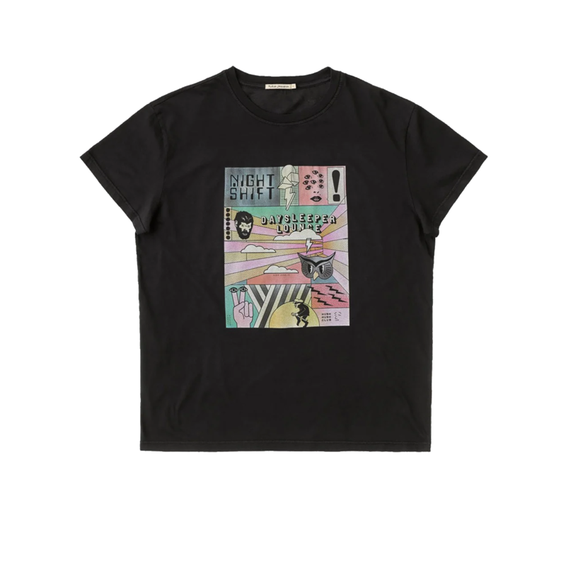 T-shirt en coton bio imprimé Tina Daysleeper - Nudie Jeans